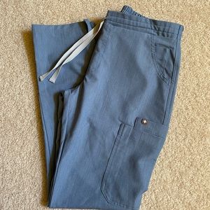 FIGS Heathered Indigo XS skinny scrub pant